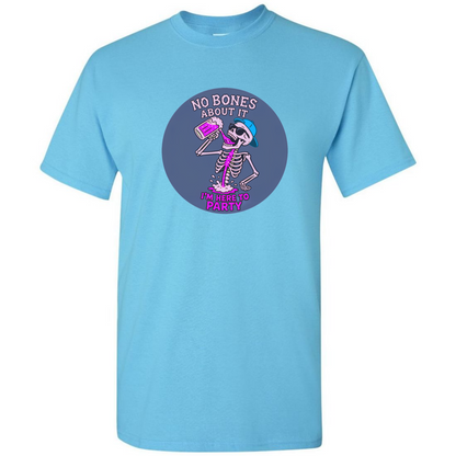 "No Bones About It, I'm Here to Party" Skeleton Tee V2 - SSXYZ
