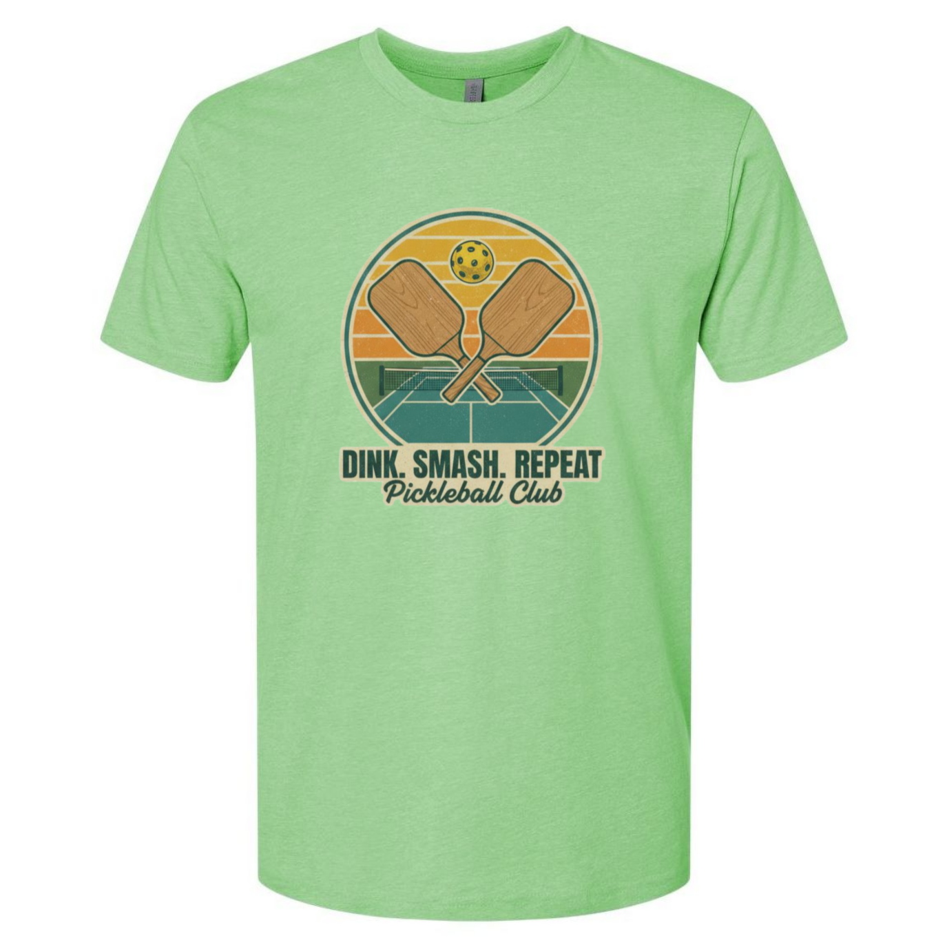 Pickleball Tee – Dink Smash Repeat – Pickleball Club Shirt