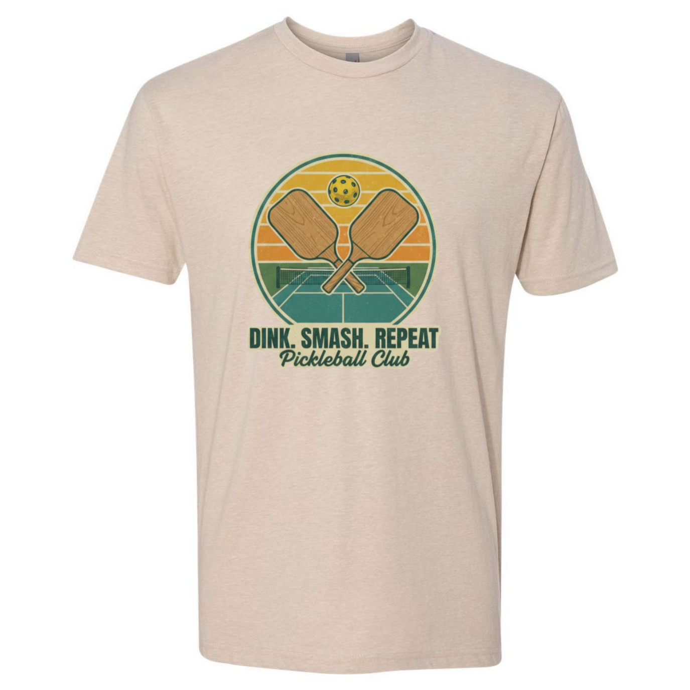 Pickleball Tee – Dink Smash Repeat – Pickleball Club Shirt