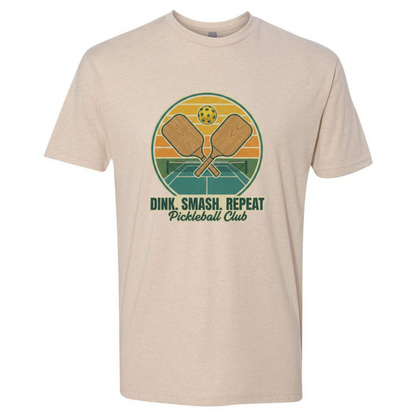 Pickleball Tee – Dink Smash Repeat – Pickleball Club Shirt