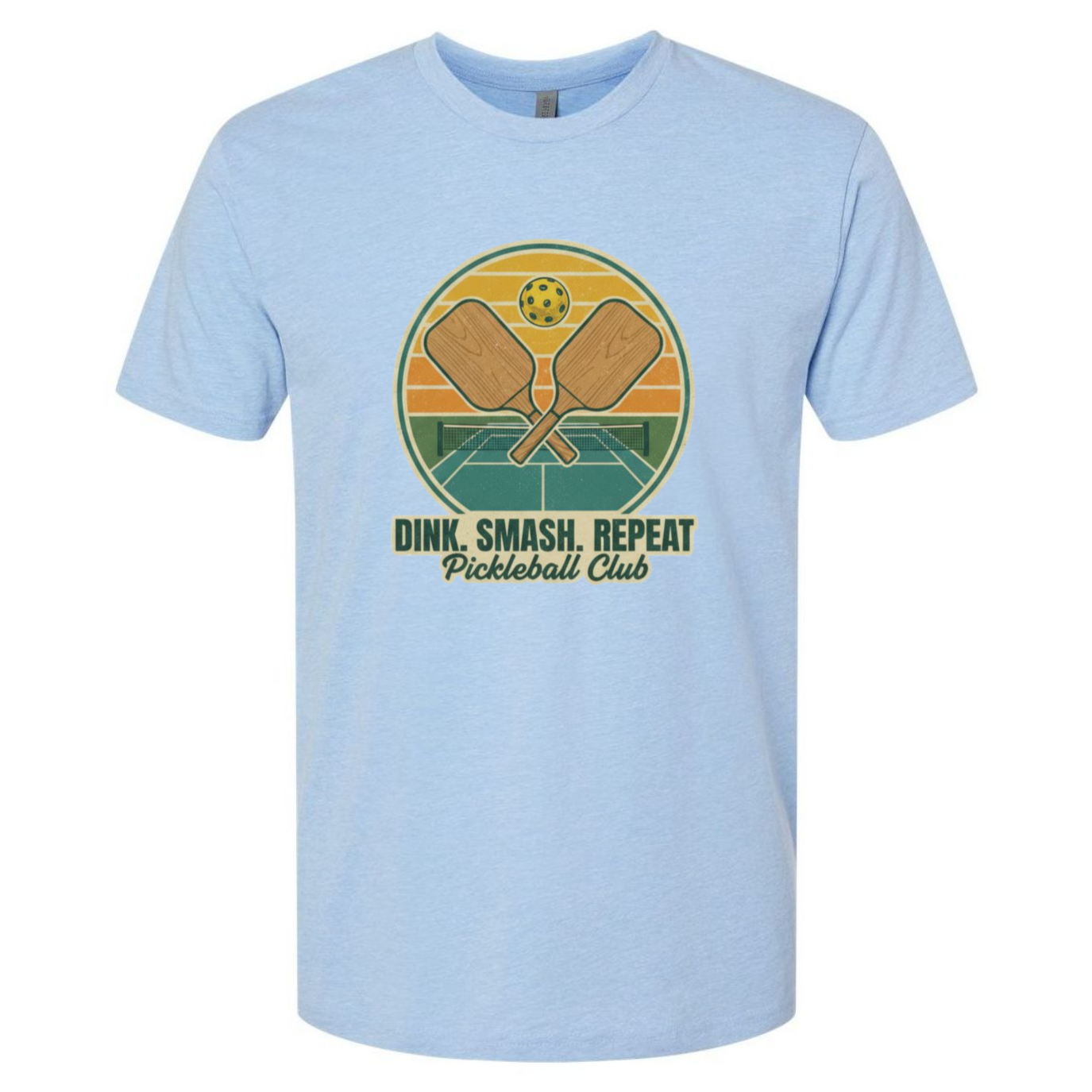 Pickleball Tee – Dink Smash Repeat – Pickleball Club Shirt