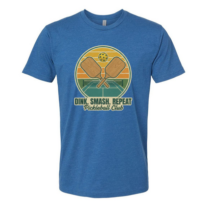 Pickleball Tee – Dink Smash Repeat – Pickleball Club Shirt