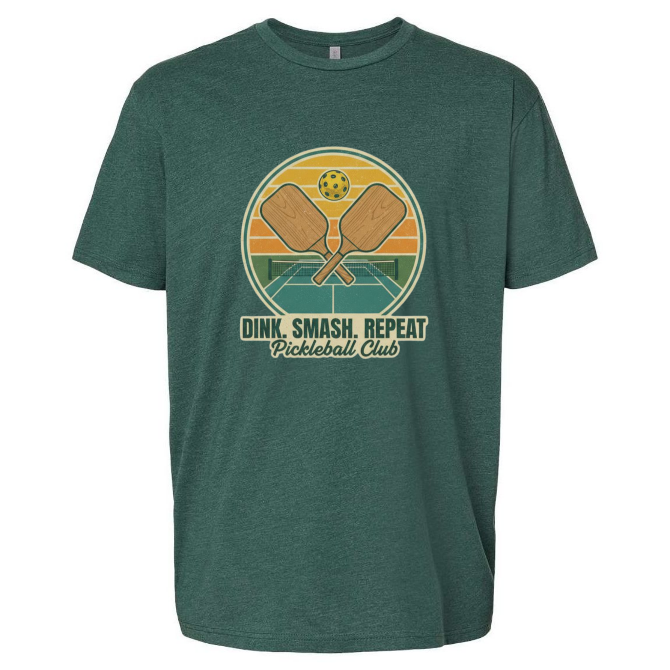 Pickleball Tee – Dink Smash Repeat – Pickleball Club Shirt