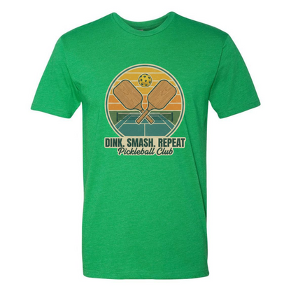 Pickleball Tee – Dink Smash Repeat – Pickleball Club Shirt