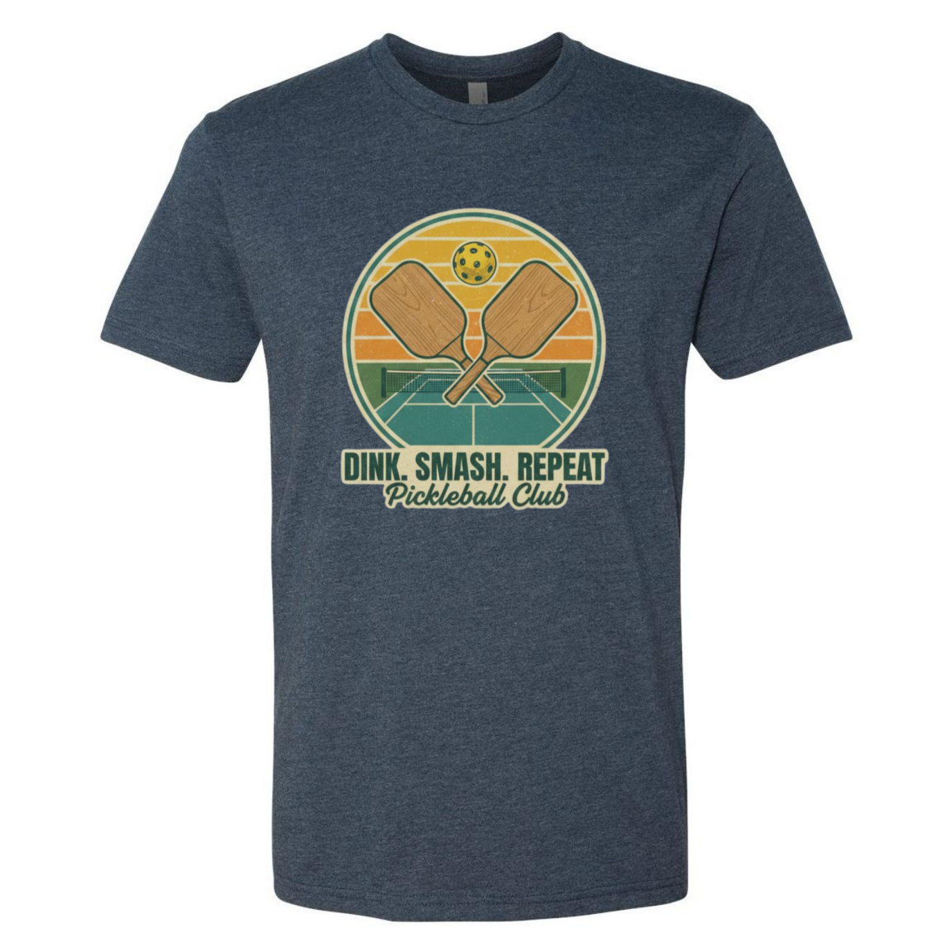 Pickleball Tee – Dink Smash Repeat – Pickleball Club Shirt