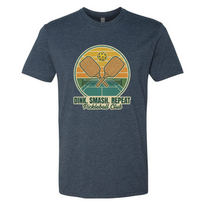 Pickleball Tee – Dink Smash Repeat – Pickleball Club Shirt