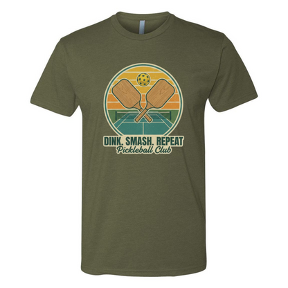 Pickleball Tee – Dink Smash Repeat – Pickleball Club Shirt