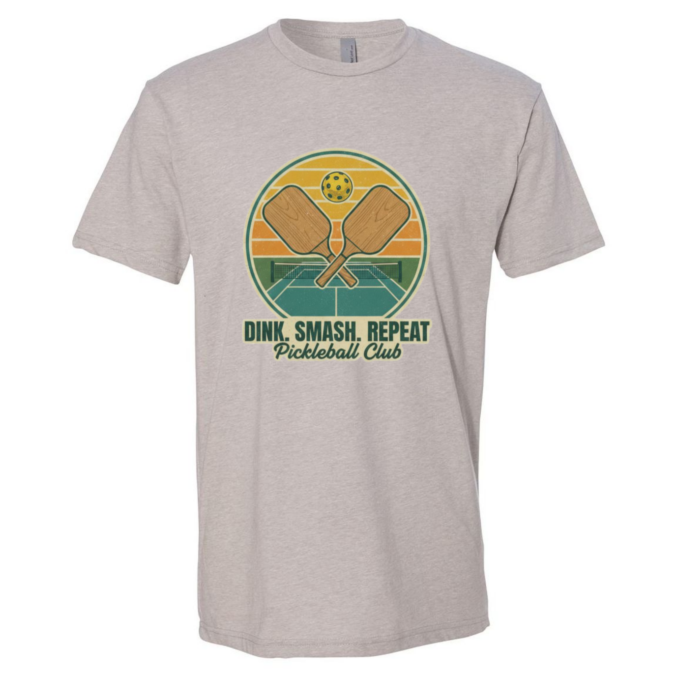 Pickleball Tee – Dink Smash Repeat – Pickleball Club Shirt