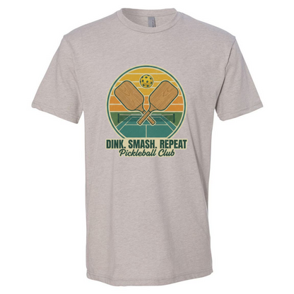 Pickleball Tee – Dink Smash Repeat – Pickleball Club Shirt