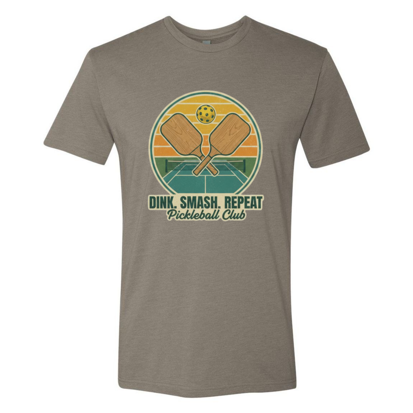 Pickleball Tee – Dink Smash Repeat – Pickleball Club Shirt