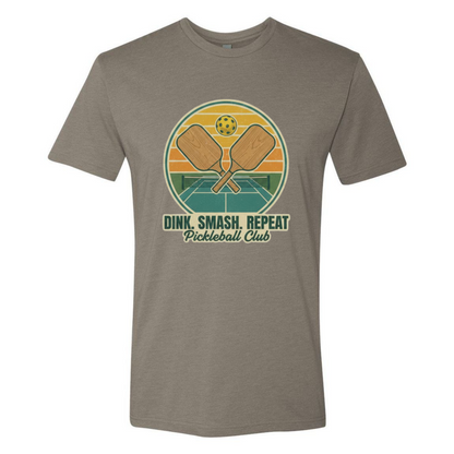 Pickleball Tee – Dink Smash Repeat – Pickleball Club Shirt