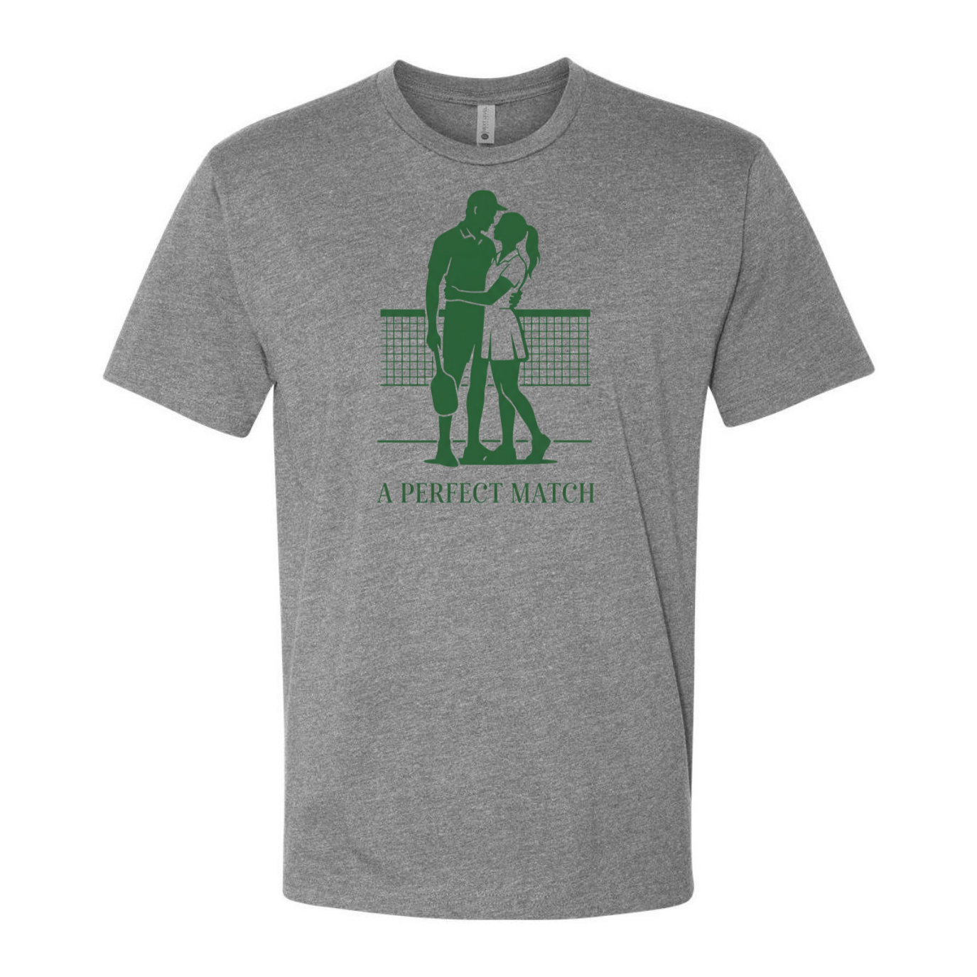 Pickleball Couple Tee – A Perfect Match – Fun Romantic Sports Shirt