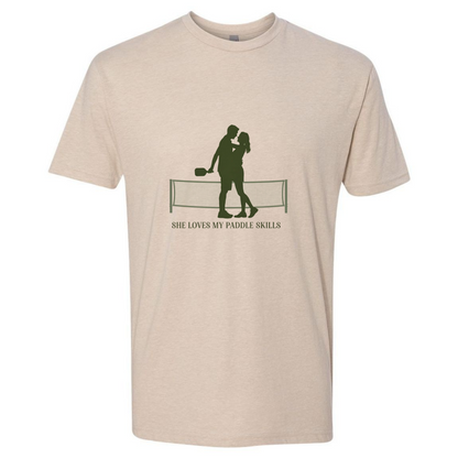 She Loves My Paddle Skills Pickleball T-Shirt | Funny Pickleball Player Tee