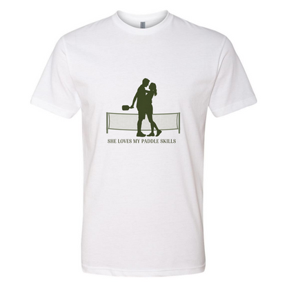 She Loves My Paddle Skills Pickleball T-Shirt | Funny Pickleball Player Tee