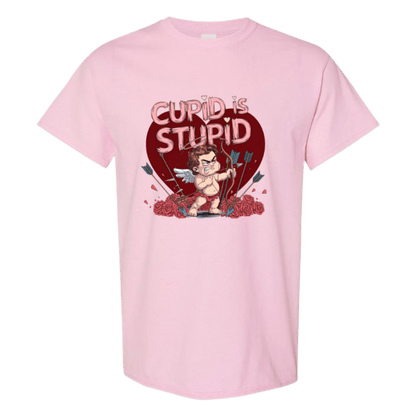 Cupid is Stupid T-Shirt - Funny Anti - Valentine's Day Gift - StyleSavvy.xyz