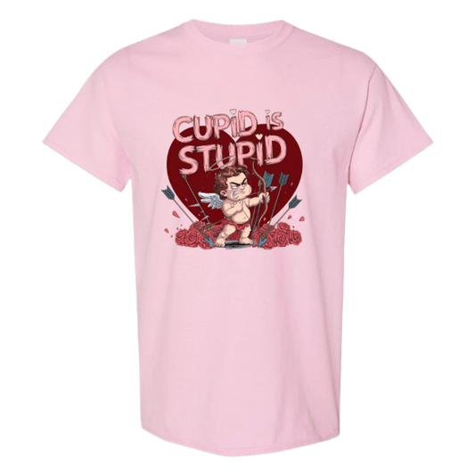 Cupid is Stupid T-Shirt - Funny Anti - Valentine's Day Gift - StyleSavvy.xyz