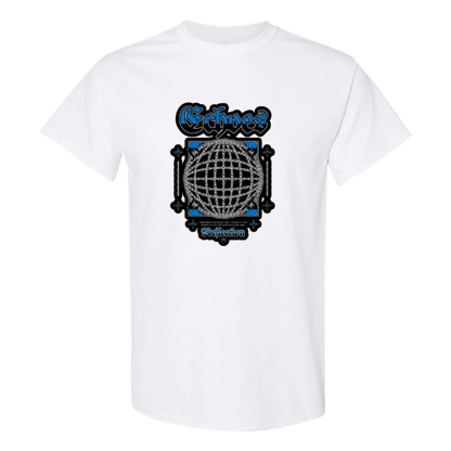 Echoes of the Globe: Chain - Linked Earth T-Shirt - Unique Graphic Tee for Style & Sustainability - StyleSavvy.xyz