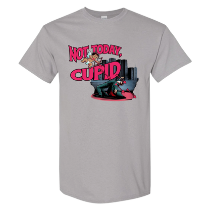 "Not Today Cupid" Matrix Limbo T-Shirt - Front - StyleSavvy.xyz