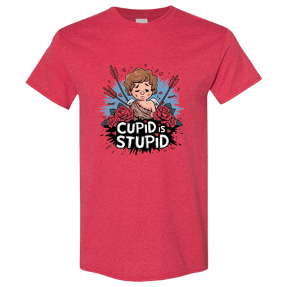 Cupid is Stupid T-Shirt V2 - Funny Anti - Valentine's Day Gift - StyleSavvy.xyz