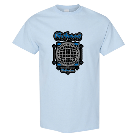 Echoes of the Globe: Chain - Linked Earth T-Shirt - Unique Graphic Tee for Style & Sustainability - StyleSavvy.xyz