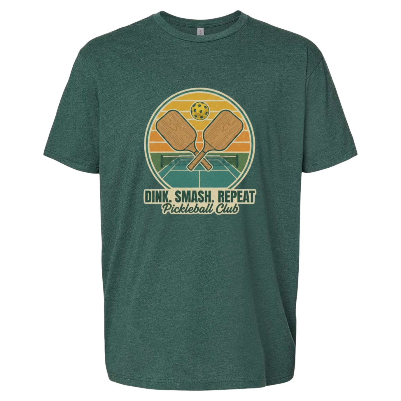 Pickleball Tee – Dink Smash Repeat – Pickleball Club Shirt