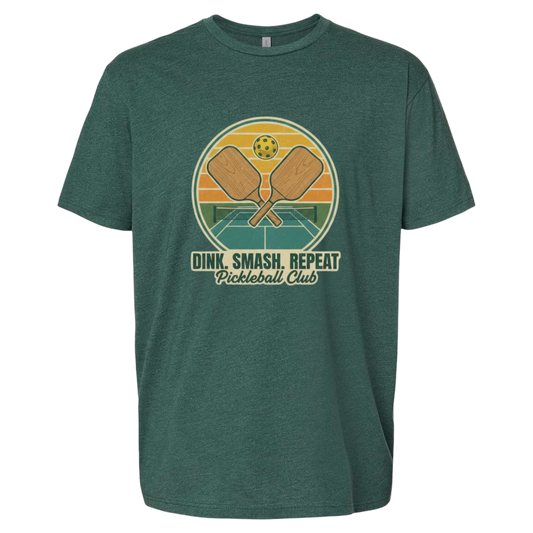 Pickleball Tee – Dink Smash Repeat – Pickleball Club Shirt